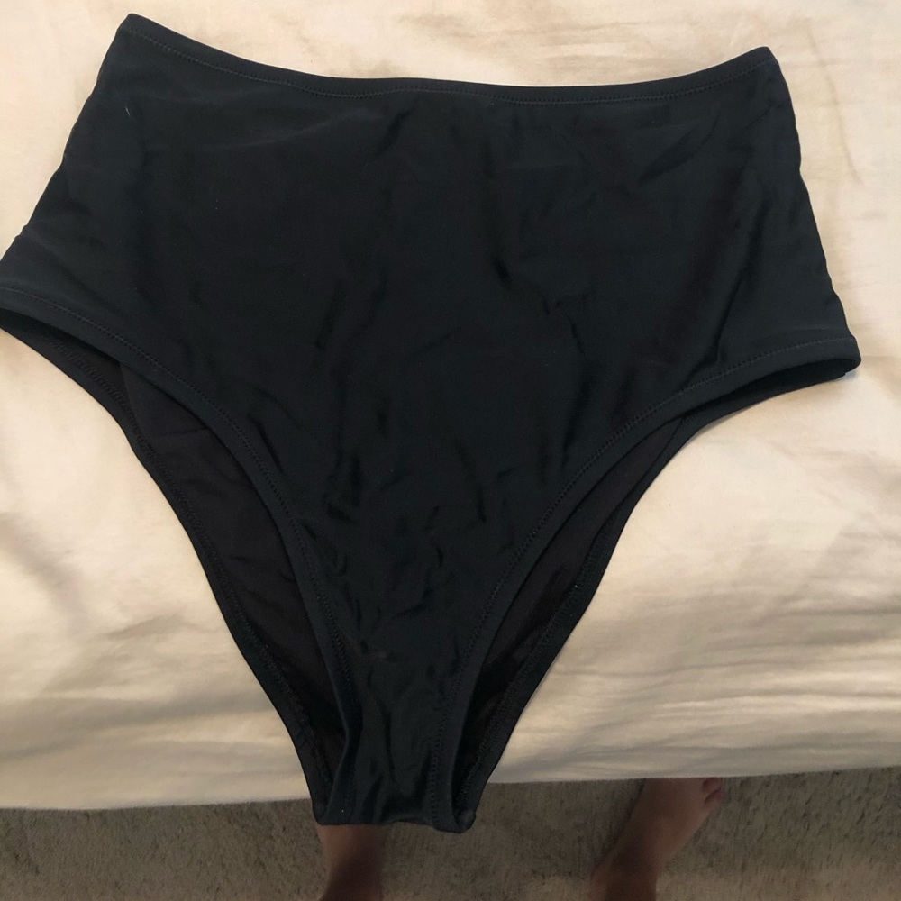 High waisted swim suit bottom